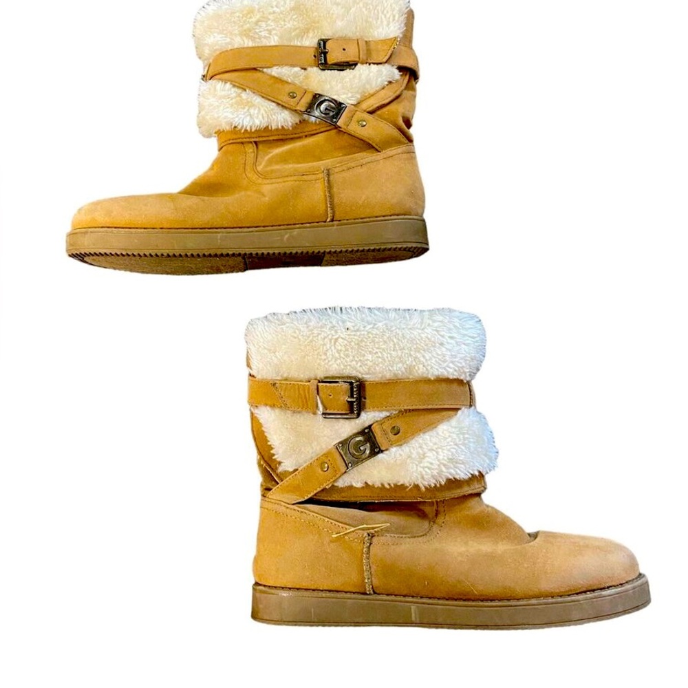 Guess Faux Fur Booties